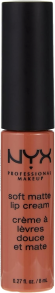 NYX Professional Makeup Soft Matte Lip Cream Shade: Abu Dhabi