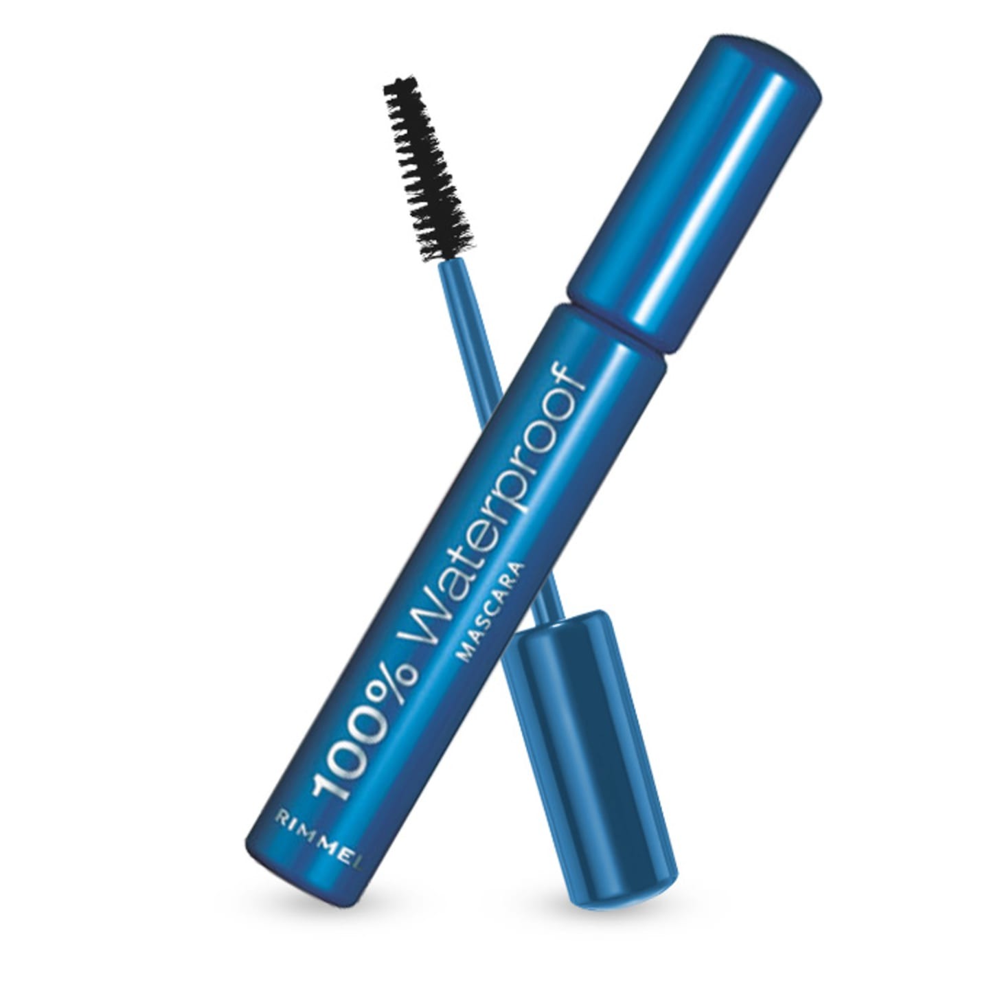 Rimmel London 100% Waterproof Mascara Smudgeproof Long Lasting 8ml *Black Black*