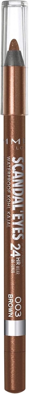Rimmel Scandal Eyes 24H Waterproof Kohl Eyeliner Kajal-003 Brown 1.2G